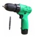 Дрель аккумуляторная Zitrek Green 12 PRO (12В, 2 Li-ion аккум., кейс, гибкий удл., сверла, биты) 063-4073
