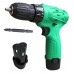 Дрель аккумуляторная Zitrek Green 12-Li (12В, 2 Li-ion аккумулятора, бита, кейс) 063-4072