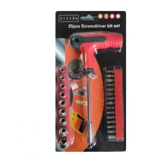 Отвертка со сменными битами и головками Zitrek SRA25 065-0024