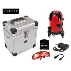 Построитель лазерных плоскостей самовыравнивающийся ZITREK LL1V1H-Li-MC (2 линии, красный лазер, литиевый аккумулятор, металлический кейс) 065-0186
